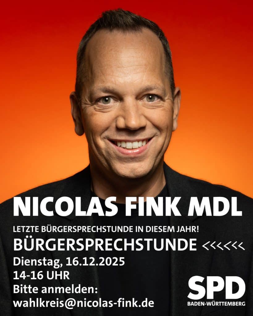 Letzte Bürgersprechstunde in diesem Jahr am Dienstag, den 16.12.2025