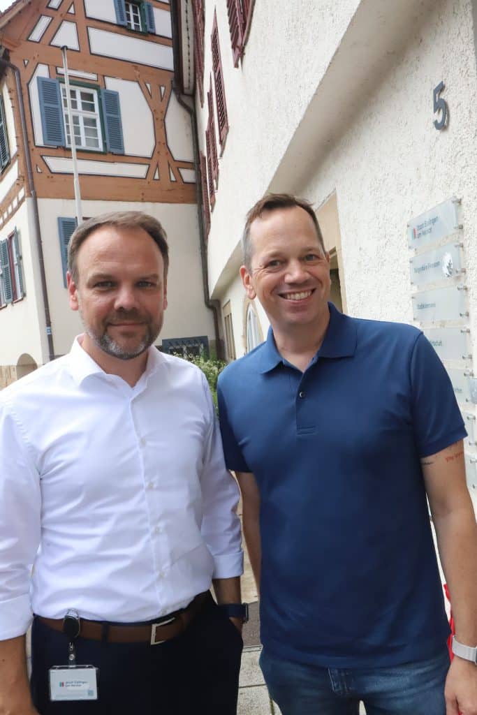 Besuch des Abgeordneten Nicolas Fink in Esslingen: Neue Arbeitswelten gegen den Fachkräftemangel