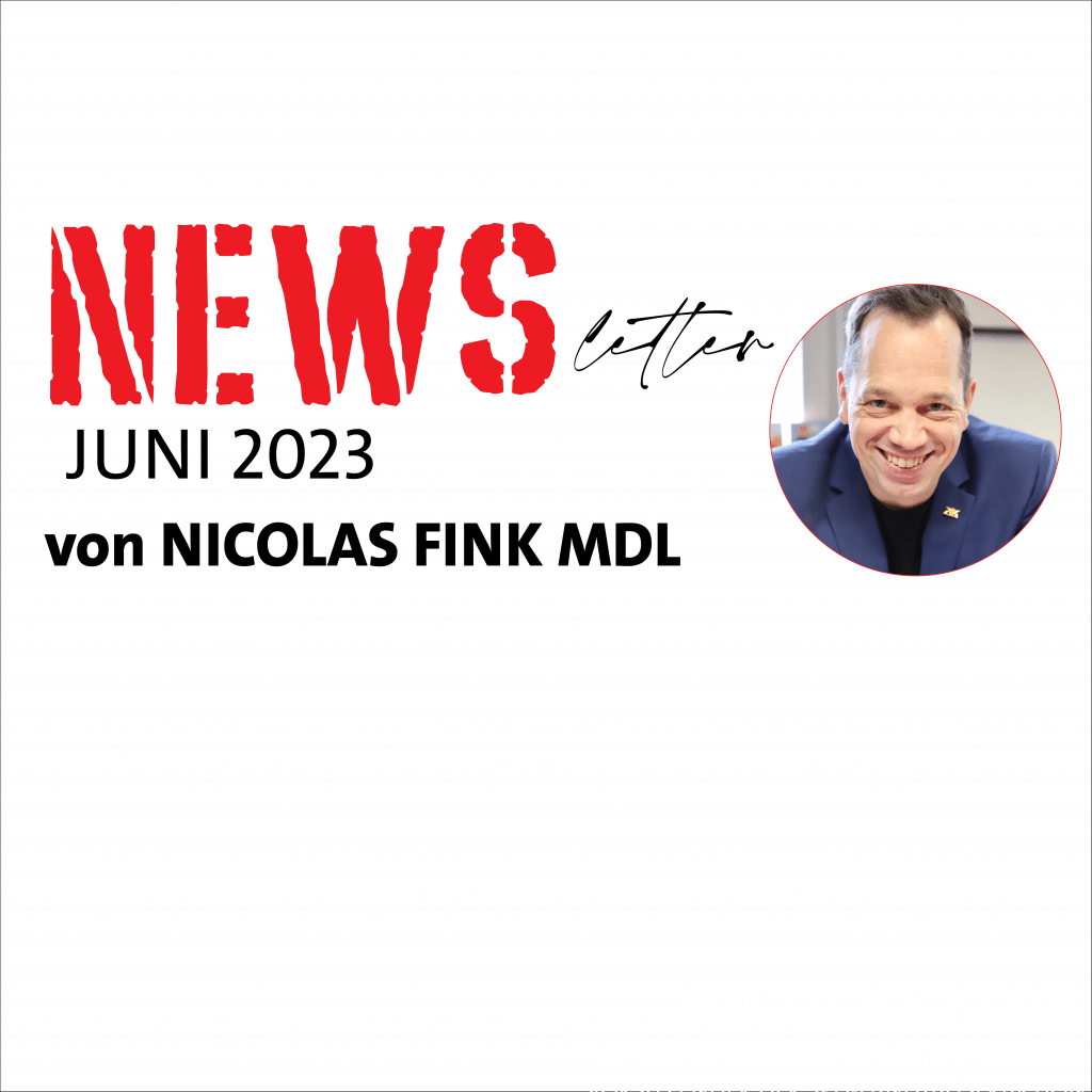 Nicolas Finks NEWSLETTER JUNI 2023