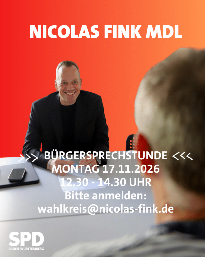 Bürgersprechstunde mit Nicolas Fink