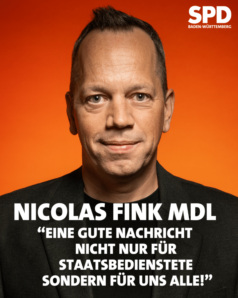 Nicolas Fink: „Eine gute Nachrichte nicht nur für Staatsbedienstete, sondern für uns alle“
