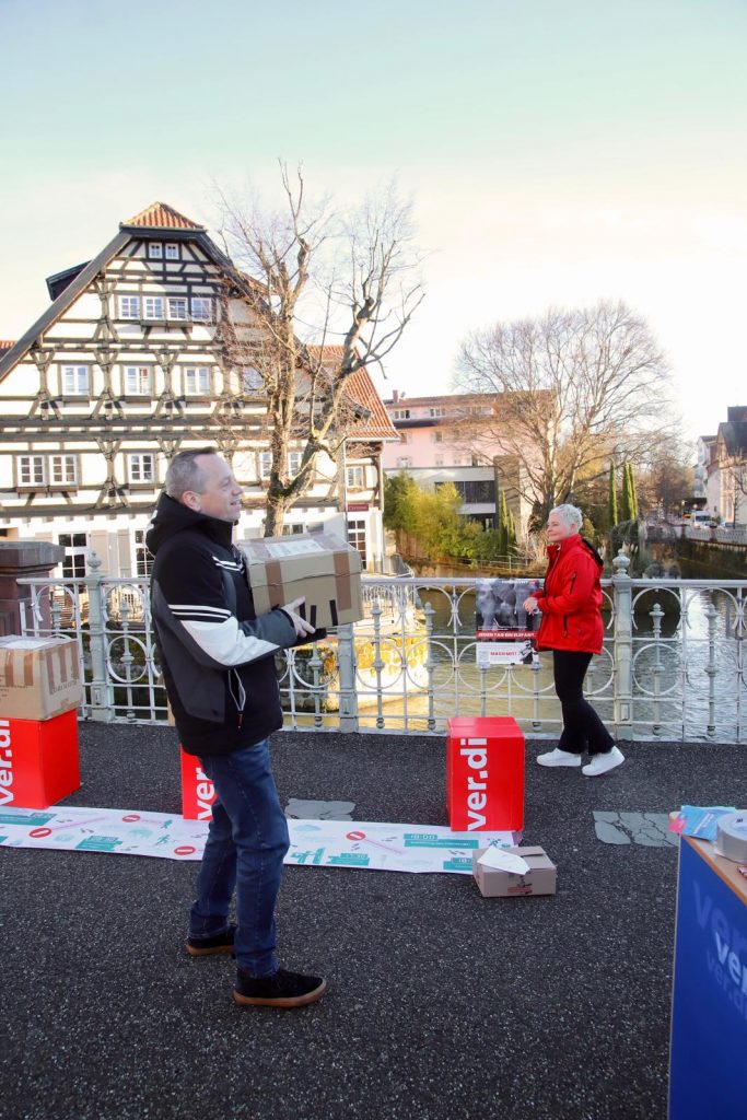 Für gerechte Arbeitsbedingungen in der Paketzustellung